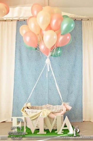 decoracion para baby shower en casa economico