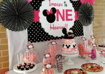 imágenes temáticas en decoracion de minnie para cumpleaños