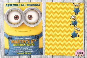 tarjetas de cumpleaños de minions gratis grande