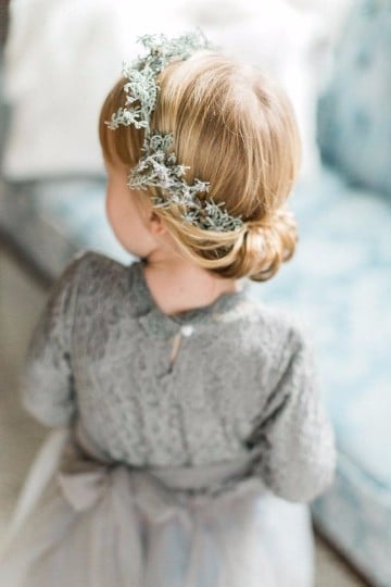 coronas de flores para el cabello niña