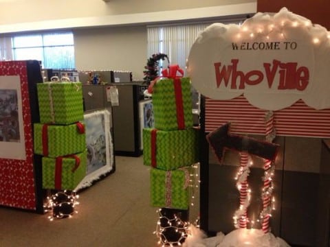 decoracion navideña para oficinas navidad