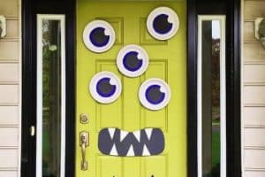 puertas decoradas de halloween para decorar