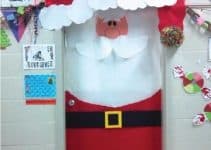 adornos de navidad para puertas decoradas delegantes