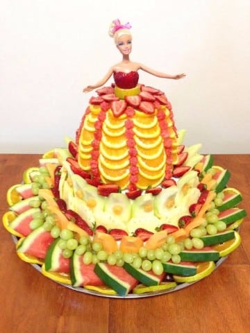 decoracion de frutas para fiestas de 15 años