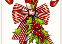 4 imagenes de bastones navideños para decorar y aguinaldos