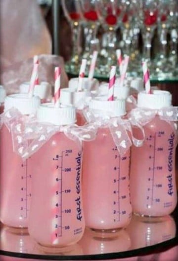 botellas decoradas para baby shower imagenes