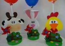 imagenes con centros de mesa de animalitos para fiestas