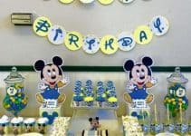 decoraciones de cumpleaños de mickey bebe ideas practicas