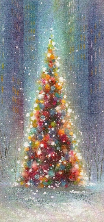 imagenes de pinos navideños para colorear