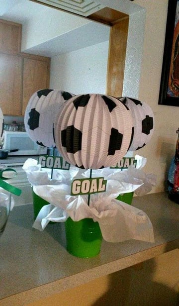 adornos de futbol para cumpleaños decoracion