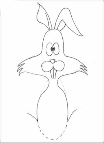 conejos faciles de dibujar animado