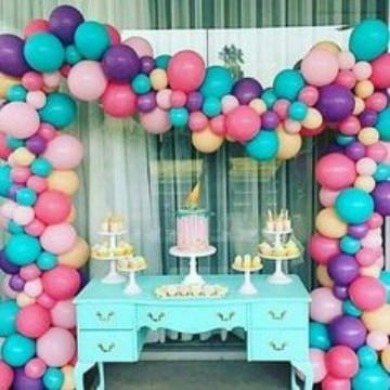 imagenes de globos de colores para cumpleaños