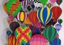 imagenes de globos de colores para imprimir y colorear