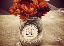 sencillez y elegancia en adornos para bodas de oro