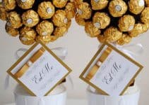 centros de mesa dorados en blanco y dorado u oro para boda