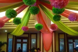 flores de papel china colgantes para fiestas