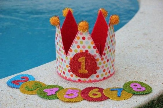 coronas de rey para niños de cumpleaños