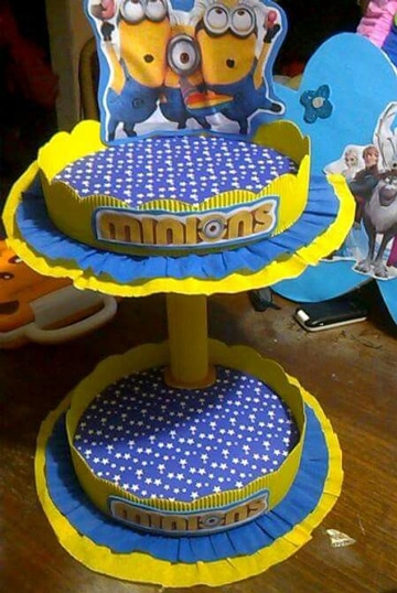 decoracion minions para fiestas infantiles para dulces