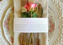 elegantes y únicos ejemplos de menus para bodas