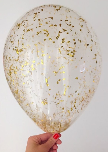 globos transparentes decorados para fiestas