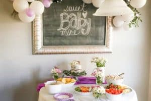 hermosos y autenticos arcos de globos para baby shower
