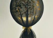 originales y sencillos globos decorados con tul