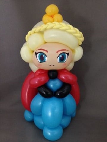 figuras de globos para niños frozen