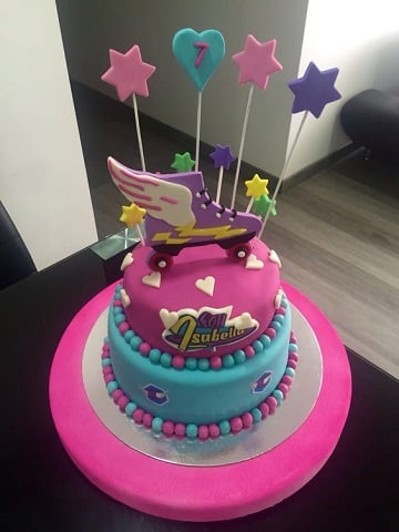 tortas decoradas de soy luna para cumpleaños