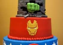 originales y sabrosas tortas decoradas de superheroes