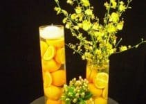 hermosos y naturales centros de mesa con naranjas