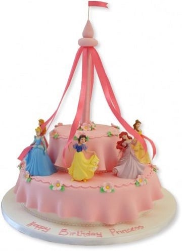 pasteles de princesas disney diseños