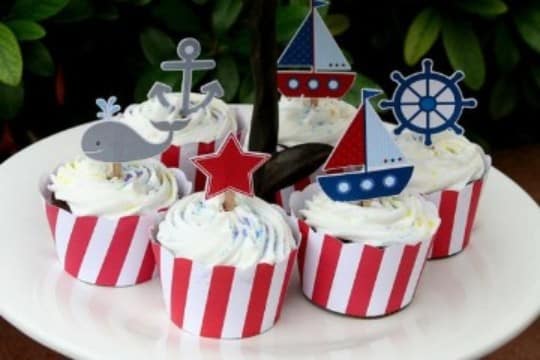 cumpleaños de marinero para niños creativos