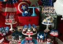 ideas para decorar cumpleaños tematica capitan america