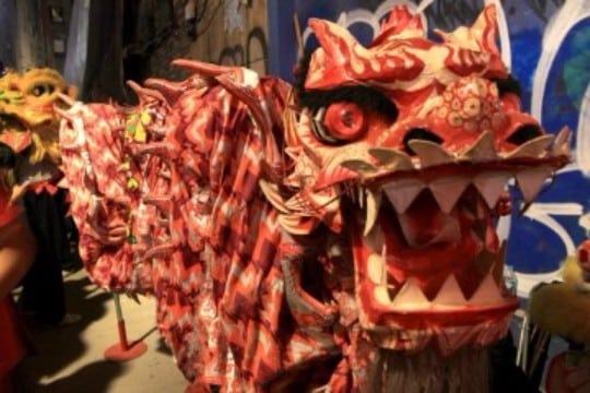 dragon para celebracion año nuevo chino