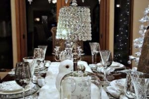 diseños ideas para crear mesas de navidad elegantes