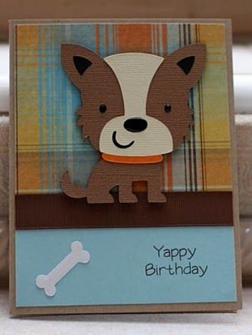 tarjetas de cumpleaños con perros adorables