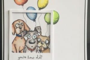 tarjetas de cumpleaños con perros creativas