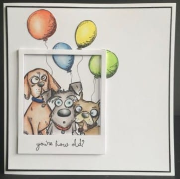 tarjetas de cumpleaños con perros creativas