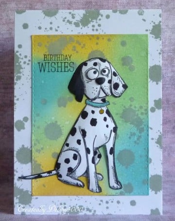 tarjetas de cumpleaños con perros dalmatas