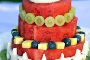 cortes de frutas para decorar tortas