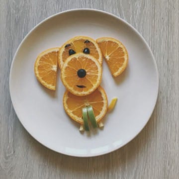decoracion de frutas para niños creativa