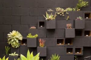 paredes de jardin decoradas minimalistamente