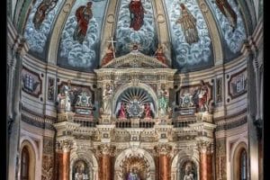 altares de iglesias catolicas antiguo