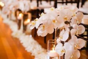 adornos florales para bodas para salon