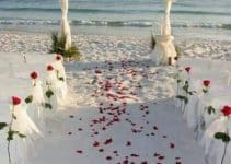 decoracion minimalista para bodas sencillas en la playa