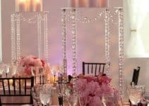estilos decorativos con candelabros para centros de mesa