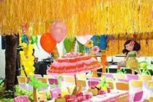 ideas para adornar un cumpleaños hawaiano infantil