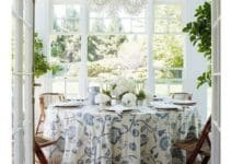 diseños diversos de manteles decorativos para mesas
