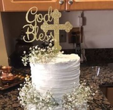 pasteles para bautizo de niño con flores naturales