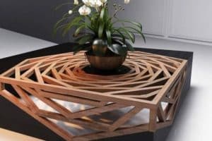 modelos de mesas de centro de madera moderna